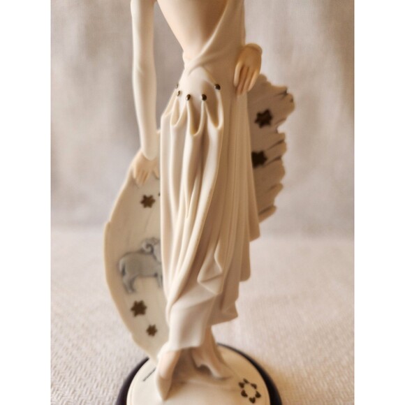 Zodiac Aries Woman Figurine Ram Stars 2004 Giuseppe Armani Made in Italy 10" - Picture 8 of 14